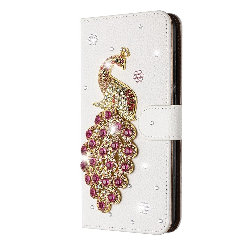 For Apple iPhone 13 Pro Max Bling flip Leather slots Wallet Case