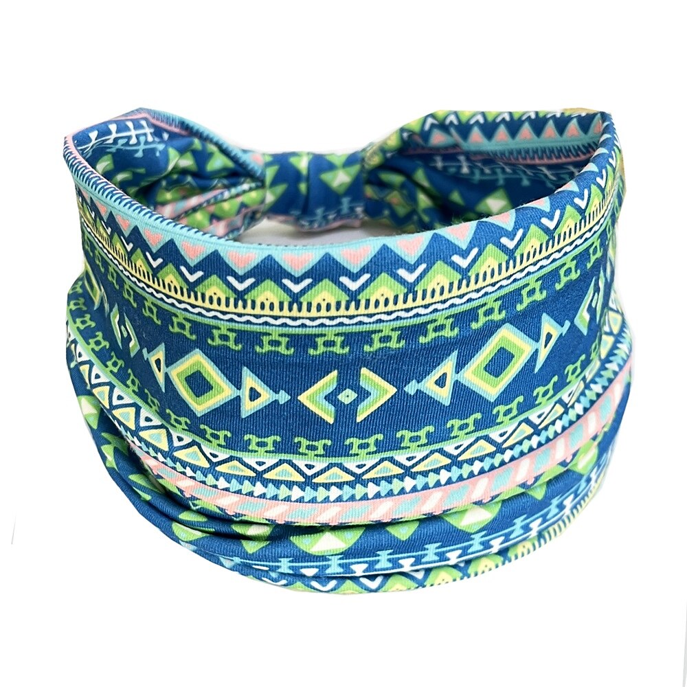 Bandes de cheveux pour femmes, motifs imprimés africains, large bord, nouage élastique, bandeaux de sport, de yoga, couvre-chef pour femmes, accessoires pour cheveux de 2025 ? $6.99 –P14