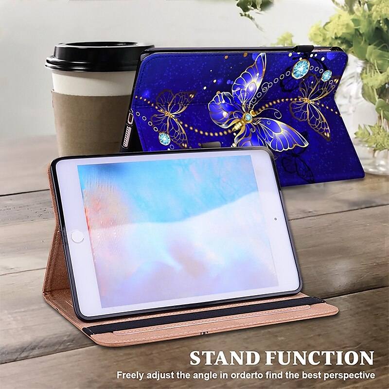 Tablet Case Cover For Apple 12.9 11 9.7 ipad 9th 8th 7th Generation 10.2 inch iPad mini 6th 8.3" iPad mini 5th 4th 3rd 2nd 1st 7.9'' with Stand Holder Flip Card Holder Graphic Butterfly TPU PU Leather 2025 - $29.99 –P16