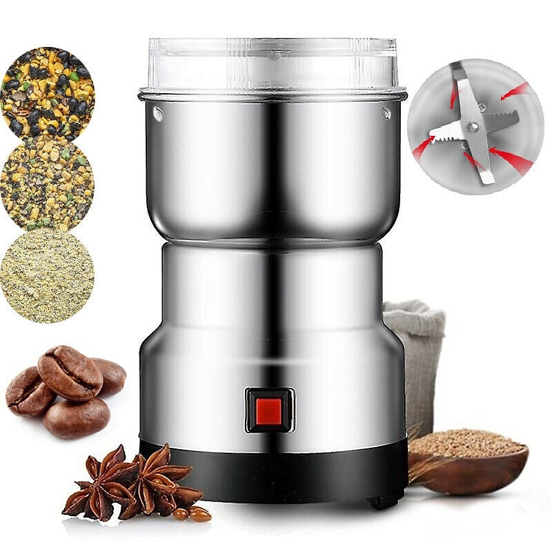 Macinino elettrico per chicchi di caffè, lame in acciaio inossidabile, frullatore per spezie, erbe e noci del 2025 a $28.99 –P7