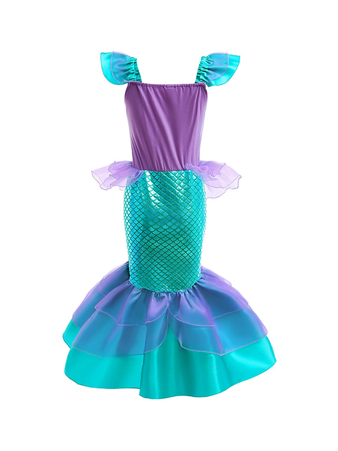 Sirène Sirène Princesse Aqua Robe Costume de soirée à thème Cosplay for Fille Enfant Carnaval Mascarade de 2026 ? $38.99 –P2