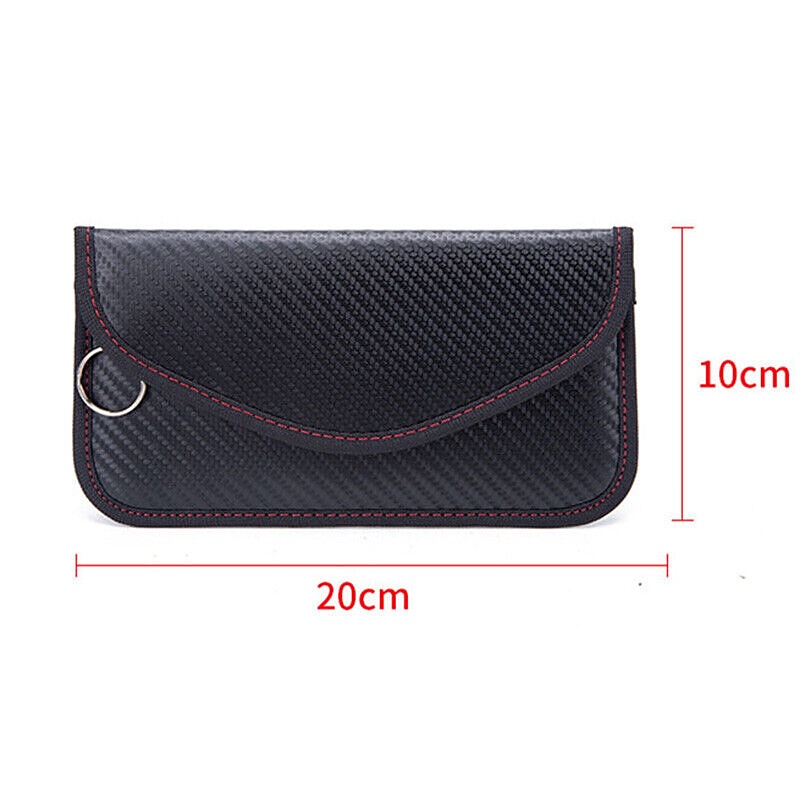 1pc Faraday Bag For Phones Car Keys RFID Signal Blocking Bag Carbon Fiber Case Privacy Protection Key Fob, Anti-Tracking Anti-Hacking Case BlockerYou can clic 2025 - $15.99 –P13