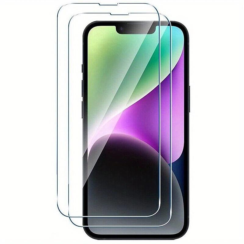 2 pcs Screen Protector For Apple iPhone 16 iPhone 15 Pro Max Plus iPhone 15 Pro Max 14 Plus 13 12 11 Pro Max Tempered Glass 9H Hardness Anti Bubbles Anti-Fingerprint High Definition 3D Touch 2025 - $10.99 –P5