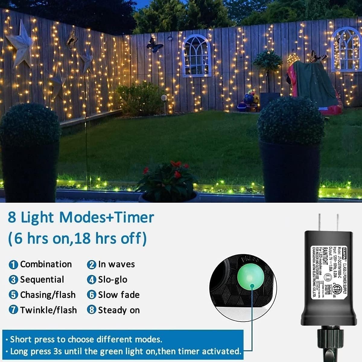 10M 20M 30m Verlichtingsslingers 100/200/300 LEDs 2835 SMD Warm wit Wit Meerkleurig Creatieve lichtslingers Kerstverlichting Vakantie Bruiloft Kerst decoratie 24 V 2025 - $13.49 –P3
