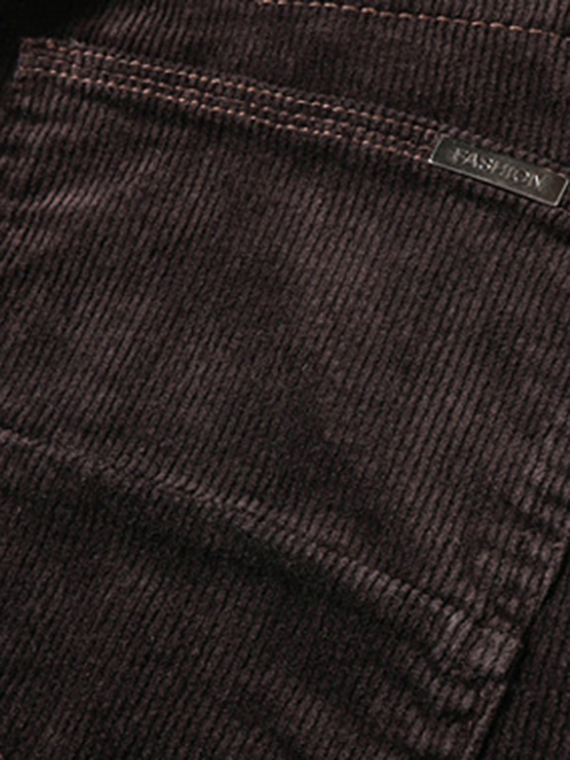 Men's Dress Pants Corduroy Pants Winter Pants Trousers Suit Pants Pocket Plain Comfort Breathable Outdoor Daily Going out Fashion Casual Dark Khaki Black 2026 - $37.99 –P9