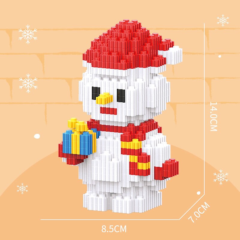 celebrità di internet natale piccoli blocchi di particelle per bambini e bambine piccolo regalo combinazione puzzle giocattolo compatibile decorazioni per regali di natale del 2025 a $13.99 –P12