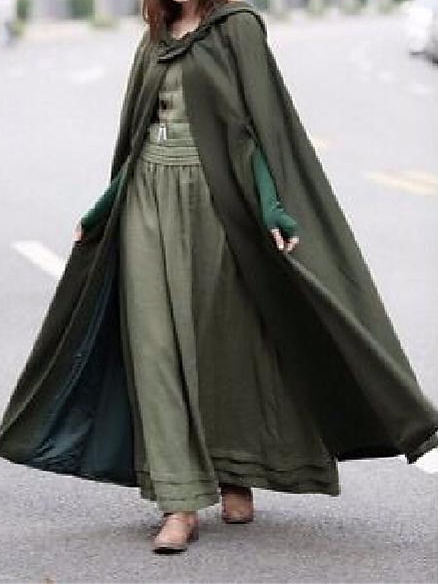 Mujer Capa / Capas Exterior Ropa Cotidiana Noche Otoño Invierno Largo Abrigo Ajuste regular Resistente al Viento Mantiene abrigado Elegante Estilo clásico Casual Chaquetas Manga 3/4 Plano Demasiado 2025 - $34.99 –P2