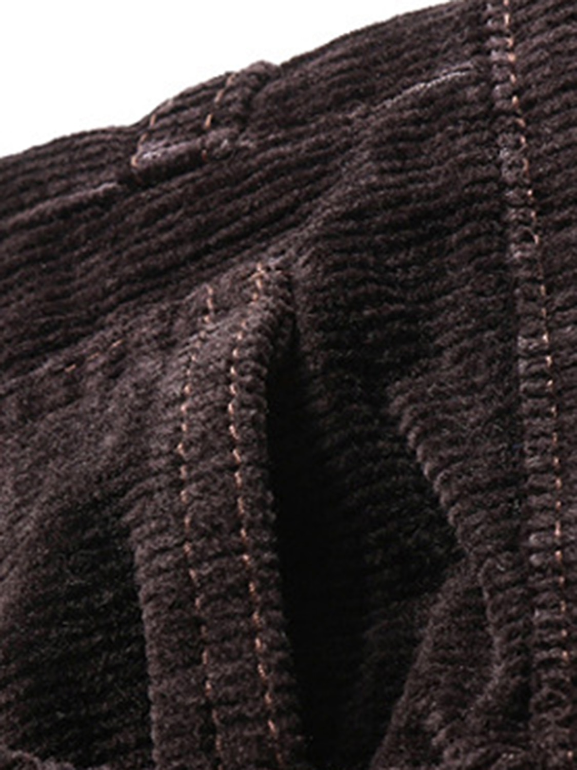 Men's Dress Pants Corduroy Pants Winter Pants Trousers Suit Pants Pocket Plain Comfort Breathable Outdoor Daily Going out Fashion Casual Dark Khaki Black 2026 - $37.99 –P7
