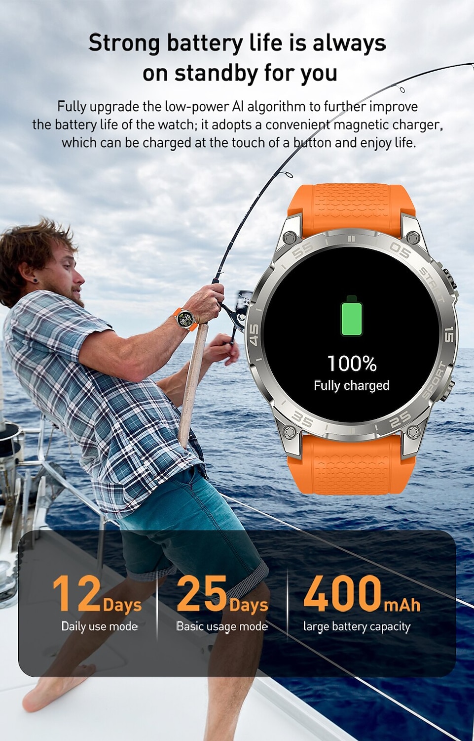 Военные GPS Умные часы для мужчин 1.43 AMOLED экран Частота сердечных сокращений Водонепроницаемость IP68 Совместим с Android iOS 2025 - $87.99 –P14