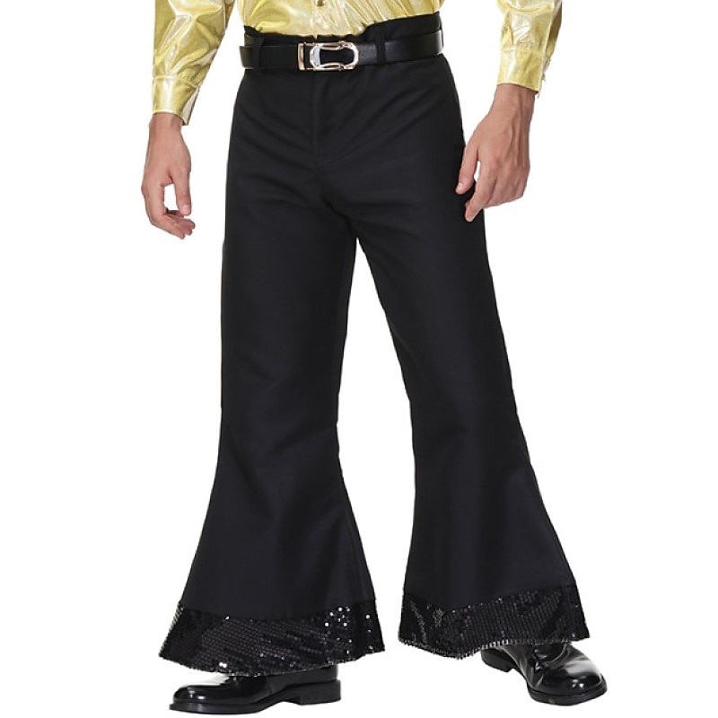 2026年 男性用 レトリ／ヴィンテージ ヒッピー 1970年代 コスチュームアクセサリーセット ブラウス / シャツ コスプレウィッグ  のために  ハロウィーン マスカレード  コレクション – $43.99 –P5