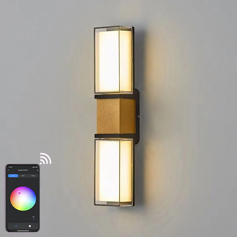 LED Indoor/Outdoor Wall Light RGB Wall Lights Indoor Wall Light Wall Lamp Tuya App Alexa Control Waterproof IP65 Outdoor Wall Light 85-265V 2025 - $99.99 –P3