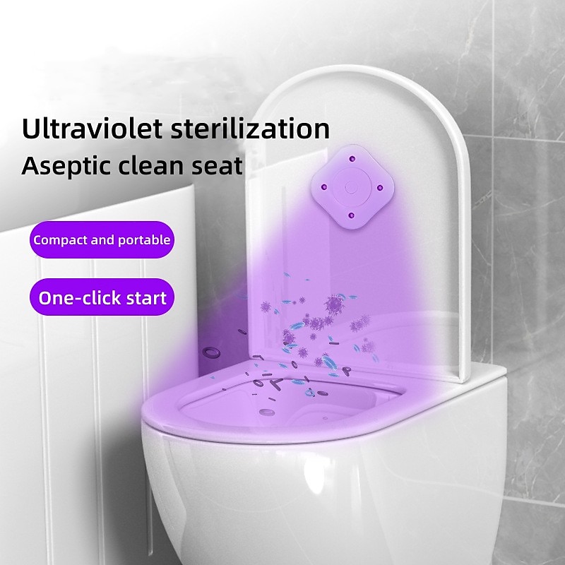 Toilet Deodorizer With Incense Home Generation Mini Air Purifier LED Ultraviolet Toilet Disinfection Lamp Uvc Germicidal Lamp 2025 - $15.99 –P1