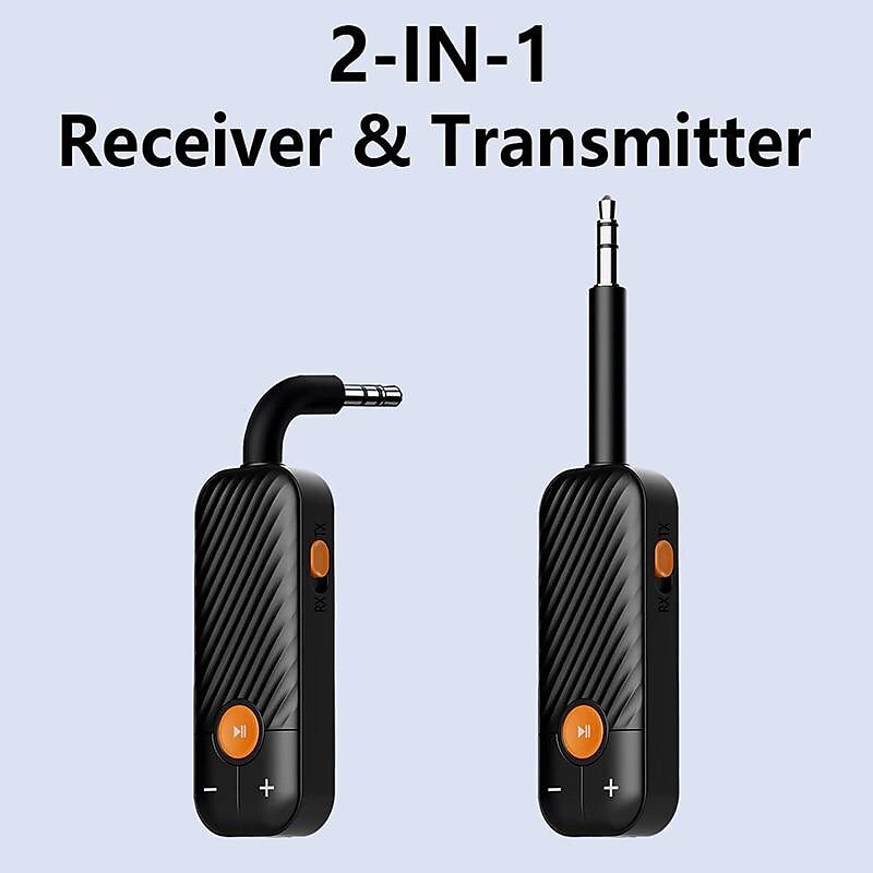 2025年 3.5 ミリメートル aux Bluetooth 5.2 トランスミッターレシーバーミニステレオワイヤレスオーディオアダプタードングル PC tv Bluetooth ヘッドフォンスピーカー  コレクション – $17.99 –P13
