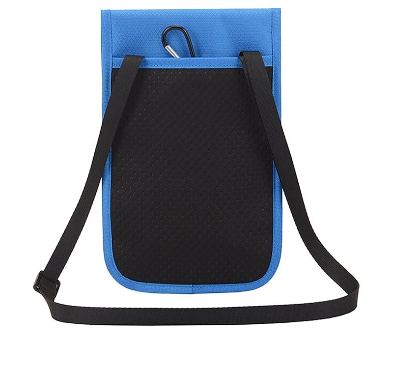 מחזיק דרכון חסימת rfid נסיעות ארנק כרטיס תיק shileding neck pouch security protect רצועה מותאמת תיק faraday 2025 - $14.99 –P8