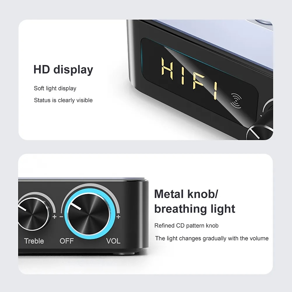 M9 Pro Bluetooth 5.1 Audio Receiver Transmitter 3.5mm Aux Wireless Music Adapter U Disk/TF Card FM Radio Player DAC Converter 2025 - $52.99 –P8