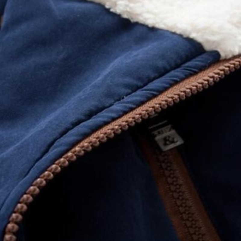 Barn Pojkar Kappa Fleece-jacka Ytterkläder Ensfärgat Långärmad Dragkedja Täcka Ledigt Mode Förtjusande Dagligen Marinblå Orange Vår Höst 7-13 år 2025 - $30.99 –P5