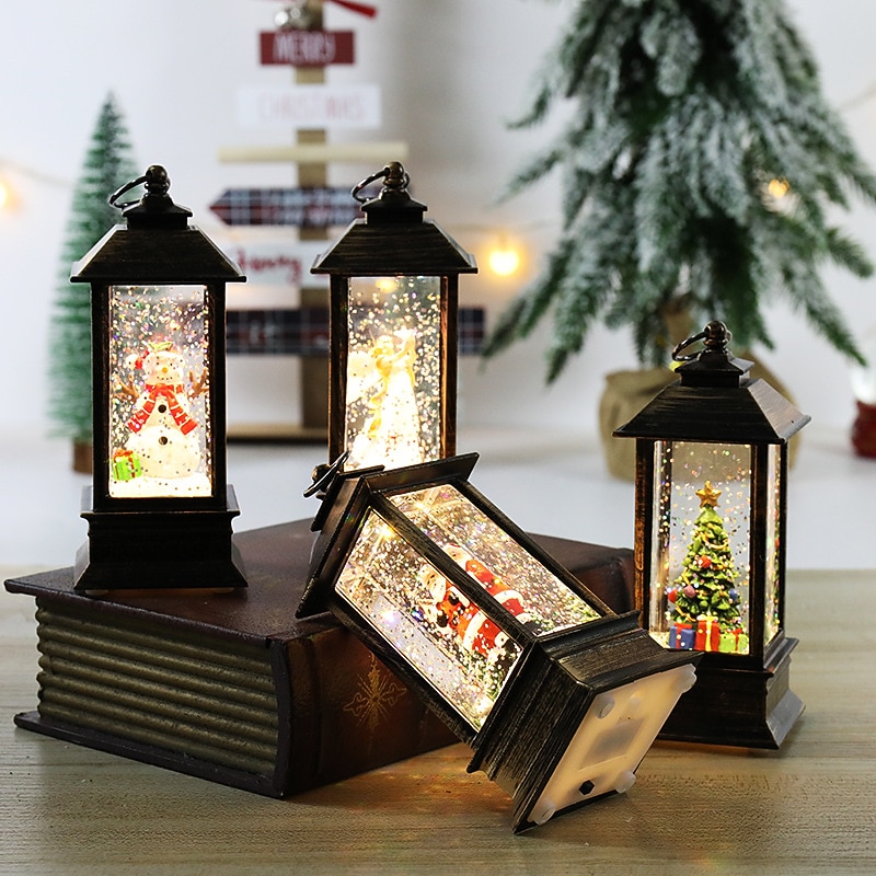 lampada notturna di Natale, lanterne di Natale, decorazioni per la casa, regali ideali, luci per decorazioni di Halloween all'aperto del 2025 a $9.49 –P3