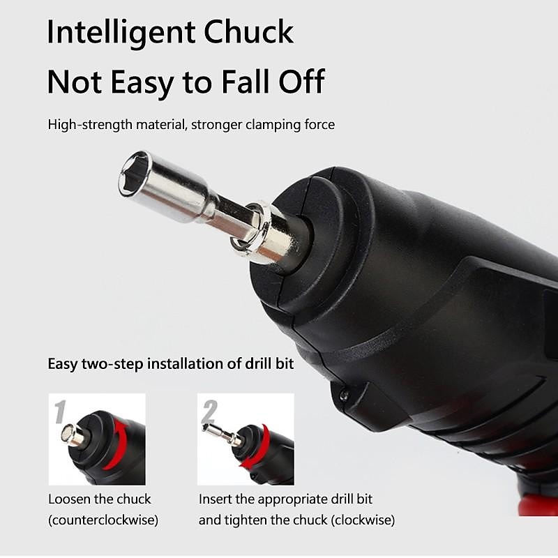 15PCS/Set Foldable Electric Screwdriver Repairing Tools Screw Tightening USB Charging With LED Lighting For Maintenance Installation 2025 - $22.99 –P14