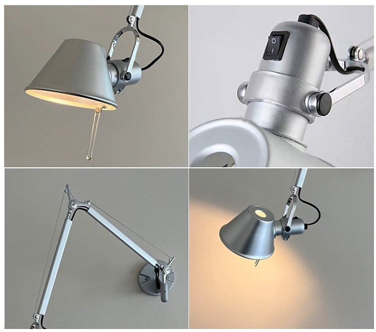 Interior LED Tradicional / Clássico Luzes de parede internas Quarto Escritório Metal Luz de parede 110-120V 220-240V de 2025 por $82.99 –P1