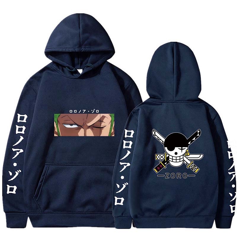 set con roronoa zoro felpa oversize con cappuccio e bracciale in pu calzini 3 pezzi abiti one piece scimmia d. stampe grafiche anime rufy che stampano stile harajuku per uomo, donna, adulto, unisex, del 2025 a $39.99 –P13