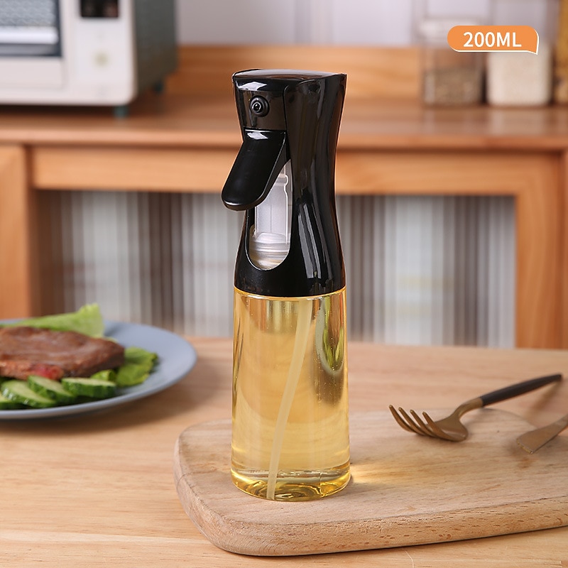 1 Stück, Backöl-Sprühflasche, Speiseölspender, 200 ml/300 ml Haustiermaterial-Ölsprüher, Heißluftfritteusen-Sprühflasche, Backzubehör für die Küche, Rapsöl-Sprühgerät, Salat, Zubereitung, Backen, 2025 - $11.99 –P6