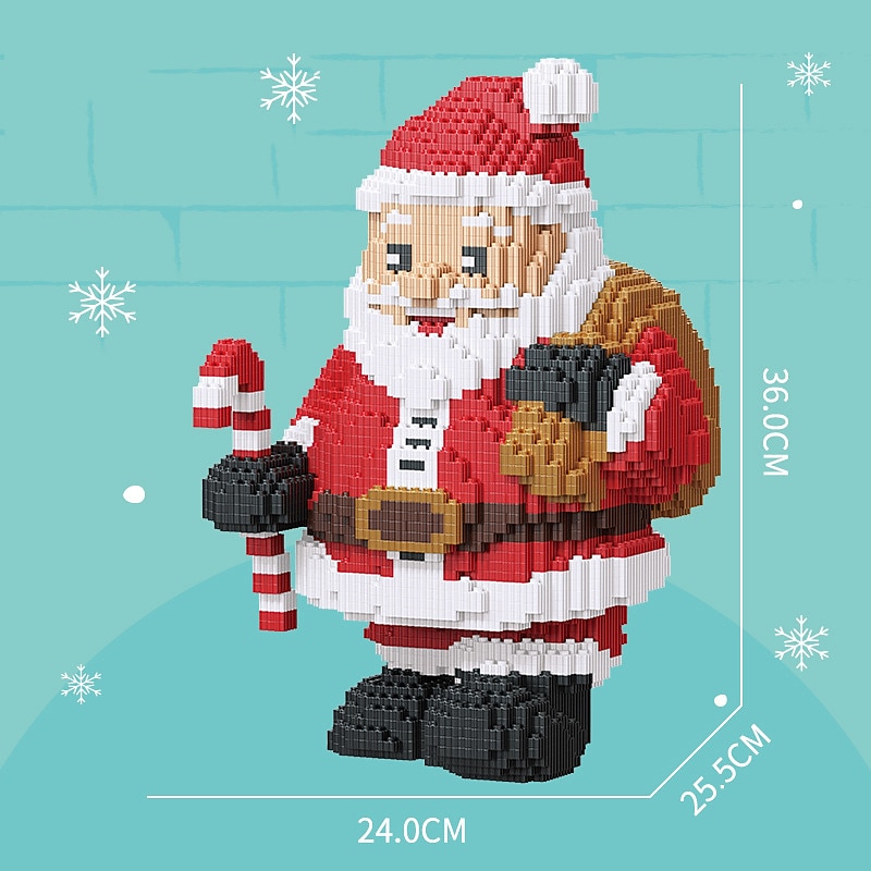 celebrità di internet natale piccoli blocchi di particelle per bambini e bambine piccolo regalo combinazione puzzle giocattolo compatibile decorazioni per regali di natale del 2025 a $13.99 –P14