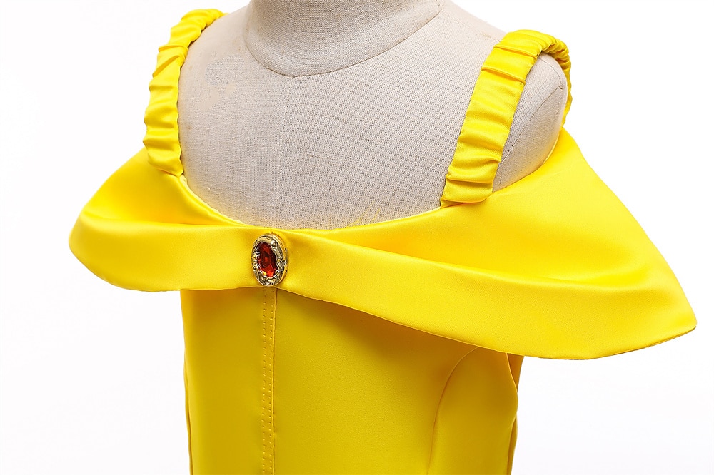 Sagolikt Prinsessa Söt Blommaflickaklänning Temafestdräkt Tyllklänningar Cosplay for Flickor Barn Karnival Maskerad 2026 - $48.99 –P13