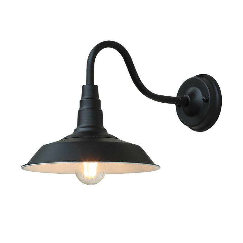 lampada da parete personalità americana nostalgia retrò applique da parete per esterni corridoio corridoio balcone lampada da parete impermeabile patio in ferro battuto 110-240v del 2025 a $100.99 –P5
