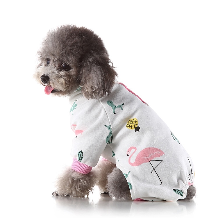 Hunder Katter Pyjamas søt stil Fritid Vinter Vanntett Pustende Myk Vaskbar Bekvem Fritid / hverdag Hundeklær for Bichon Frisé Pommeran ungt kjæledyr Sommerfugl Small 2025 - $26.99 –P10