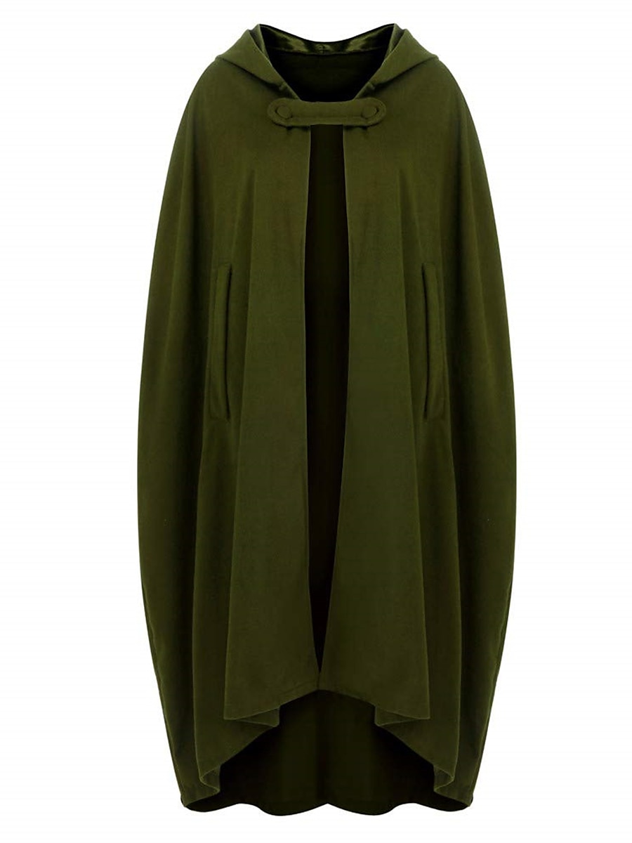 Mujer Capa / Capas Exterior Ropa Cotidiana Noche Otoño Invierno Largo Abrigo Ajuste regular Resistente al Viento Mantiene abrigado Elegante Estilo clásico Casual Chaquetas Manga 3/4 Plano Demasiado 2025 - $34.99 –P15