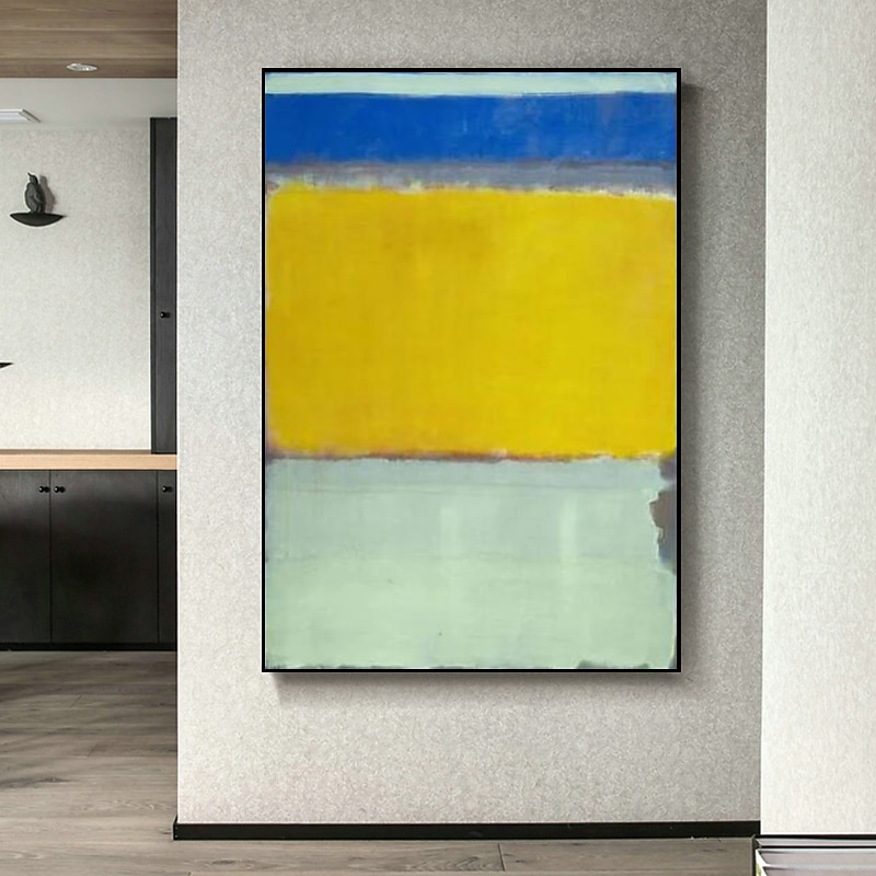 1 pezzo segni rothko tela arte della parete dipinta a mano opera d'arte pittura immagine per ufficio camera da letto casa decorazione moderna tela arrotolata (senza cornice) del 2025 a $75.99 –P9