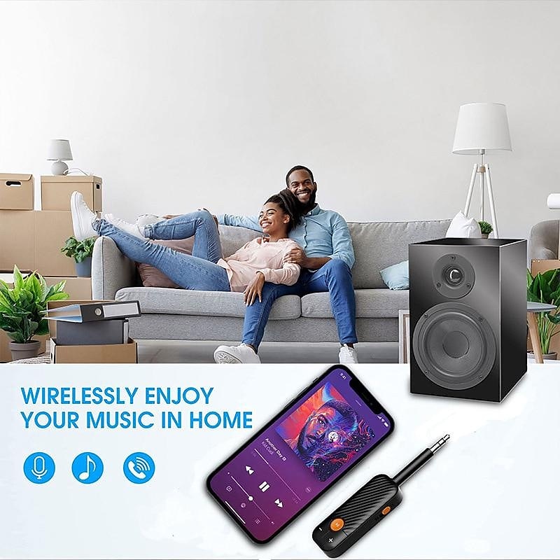 2025年 3.5 ミリメートル aux Bluetooth 5.2 トランスミッターレシーバーミニステレオワイヤレスオーディオアダプタードングル PC tv Bluetooth ヘッドフォンスピーカー  コレクション – $17.99 –P10