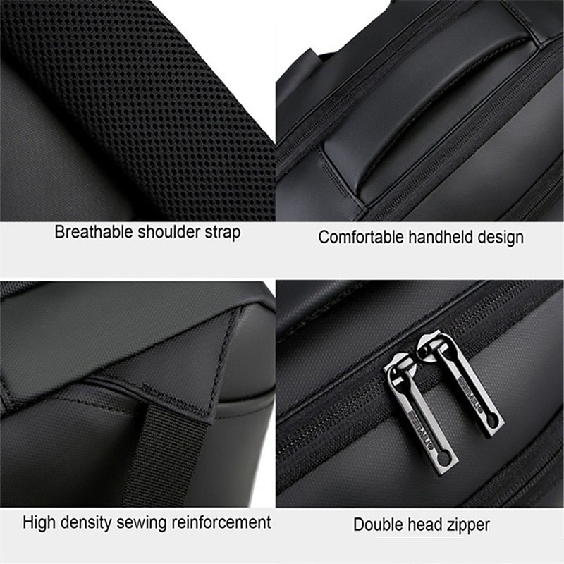 Laptop Backpack Men's Backpack Business Notebook Waterproof Back Pack USB Charging Bag Travel Bagpack Anti Theft Backpack 2025 - $39.99 –P7