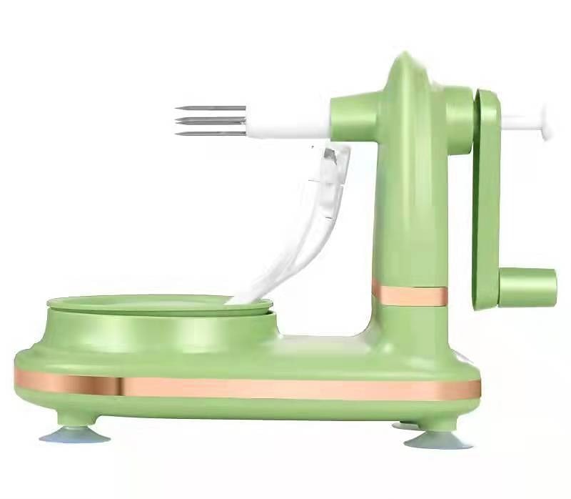 pelapatate rotante automatico per frutta, tagliamele con lame in acciaio inox con affettamele, gadget da cucina del 2025 a $25.99 –P13