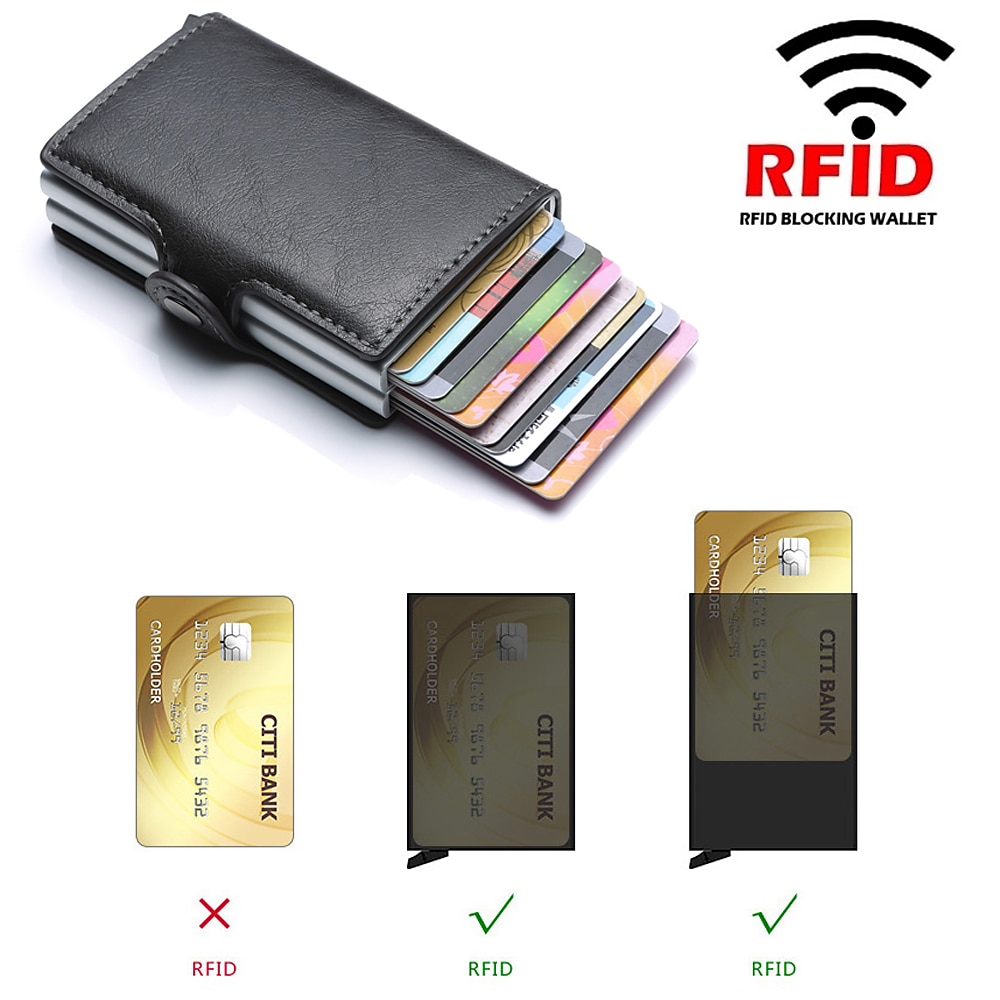 RFID pop-up creditcardhouder portemonnee 2025 - $15.99 –P1