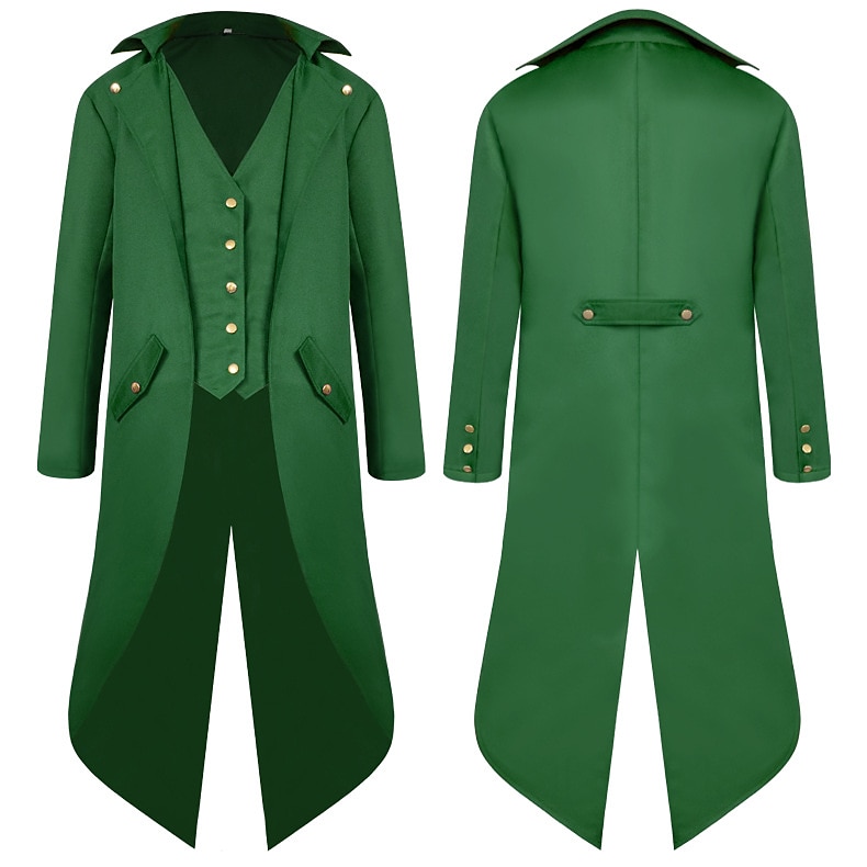 Homens Jaqueta de Inverno Casaco impermeável Manto / capas Festa dia das Bruxas Outono Inverno Fibra Sintética Prova-de-Água agasalhos Roupa Moda Fantasias Estilo vintage de 2025 por $40.99 –P4