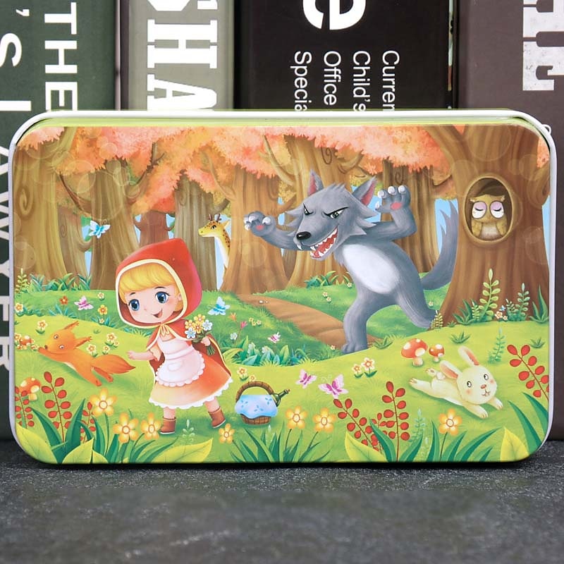 drewniane puzzle puzzle dla dzieci 60 sztuk żelaznego pudełka puzzle dla przedszkola wczesna edukacja drewniane zabawki 2025 - $27.99 –P17