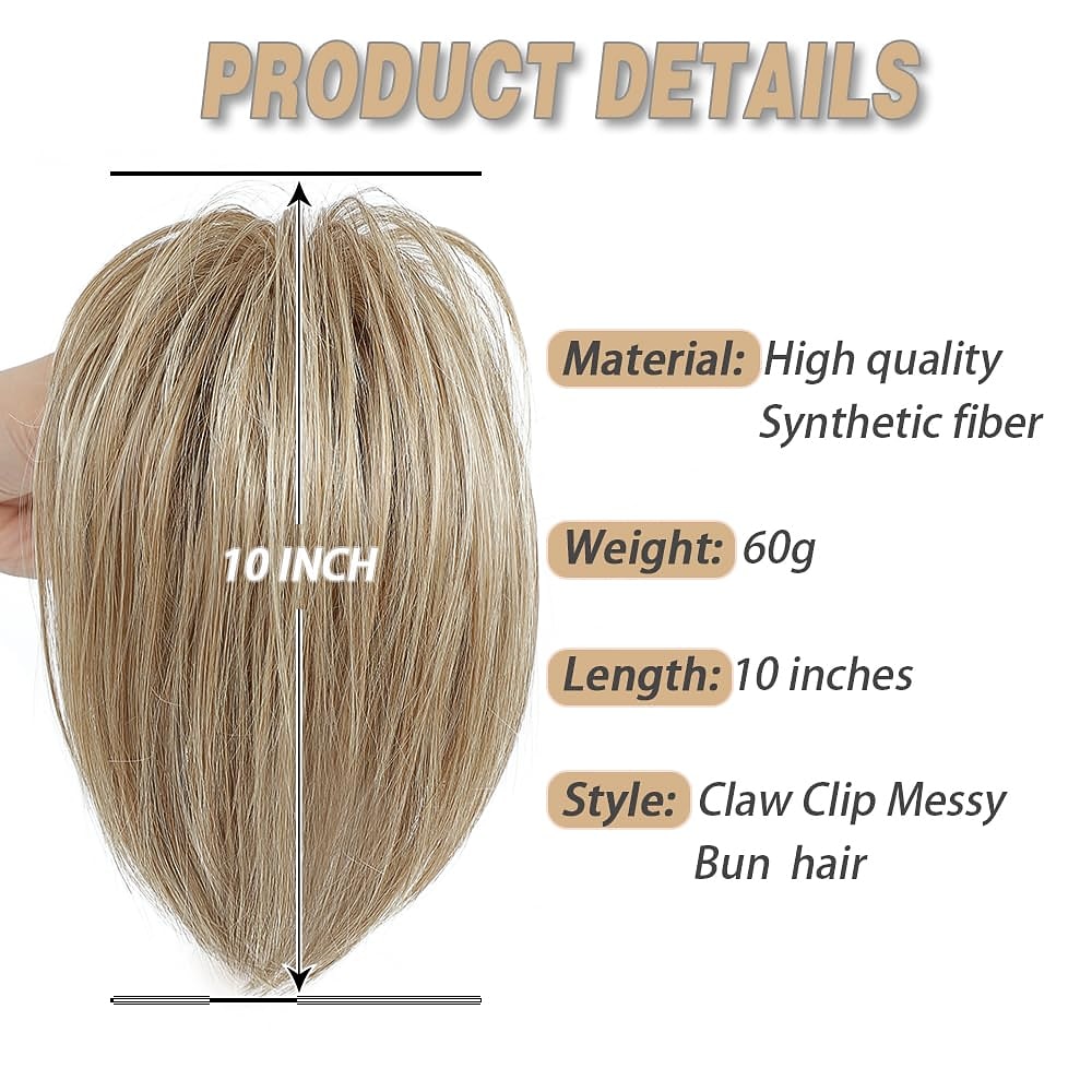 2026年 シニョン ヘアバンド 爪のあるポニーテール 合成 ヘアピース ヘアエクステンション ストレート パーティー デイリーウェア 誕生日 A1 A2 A3  コレクション – $9.99 –P8