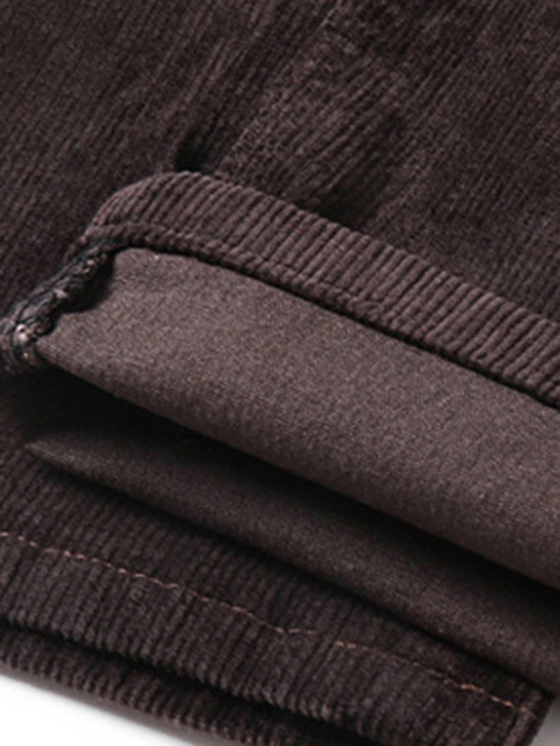 Men's Dress Pants Corduroy Pants Winter Pants Trousers Suit Pants Pocket Plain Comfort Breathable Outdoor Daily Going out Fashion Casual Dark Khaki Black 2026 - $37.99 –P13