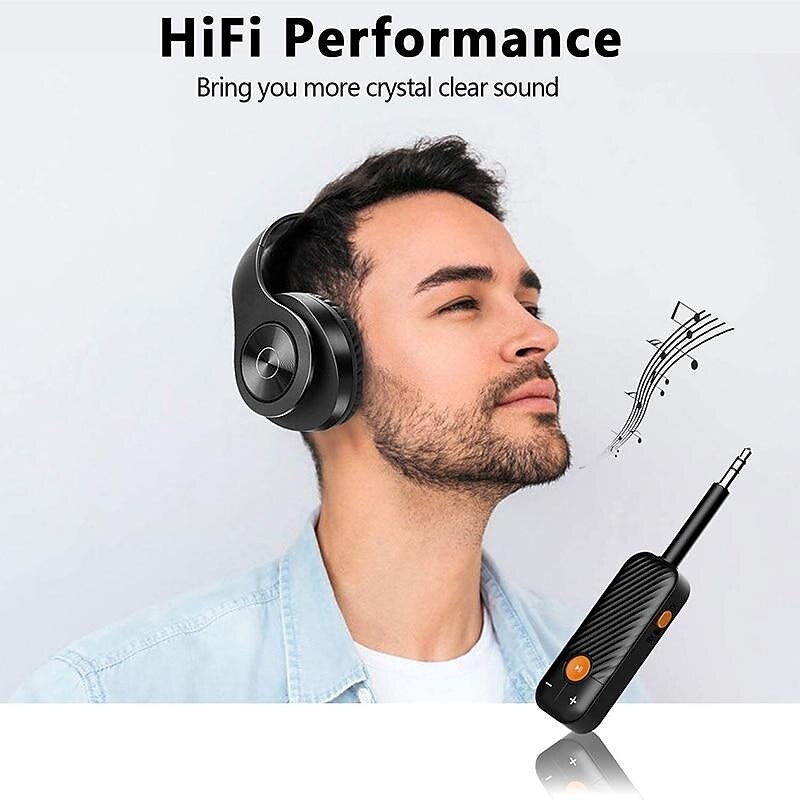 2025年 3.5 ミリメートル aux Bluetooth 5.2 トランスミッターレシーバーミニステレオワイヤレスオーディオアダプタードングル PC tv Bluetooth ヘッドフォンスピーカー  コレクション – $17.99 –P5