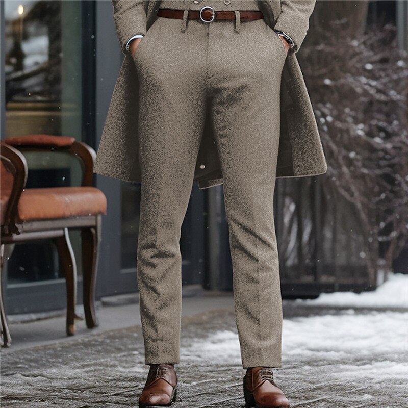 Embroidered Wool Business Dress Pants For Men Slim Fit, Formal Wear With  Office Trousers 220402 From Bei04, $33.97 | DHgate.Com