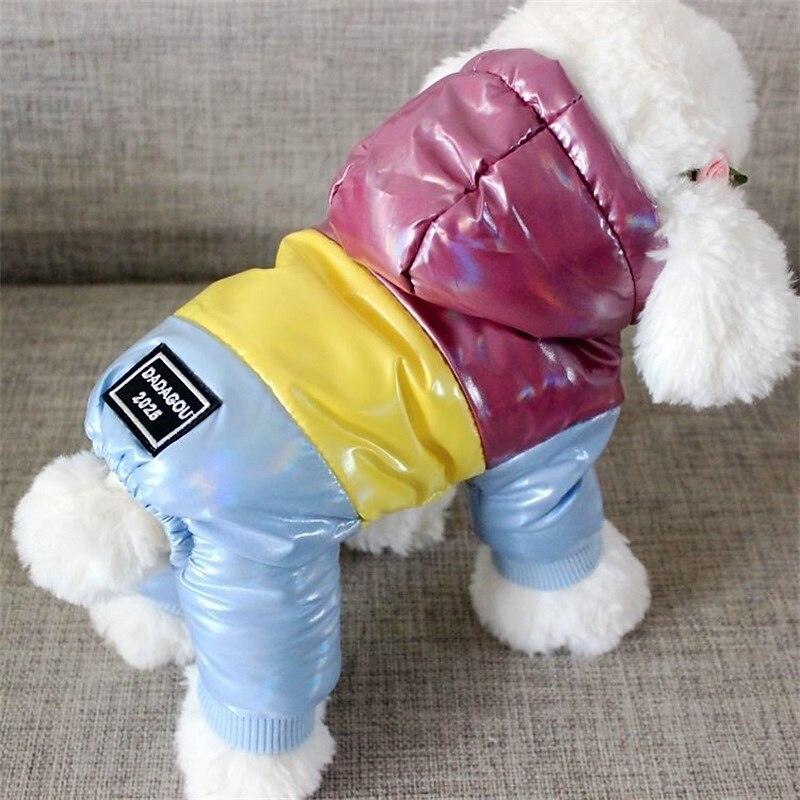 Hunder Katter Frakker Jakke Mote Fritid Vinter Vanntett Pustende Myk Vaskbar Bekvem Fritid / hverdag Hundeklær for Bichon Frisé Pommeran ungt kjæledyr Sommerfugl Small 2025 - $35.99 –P1