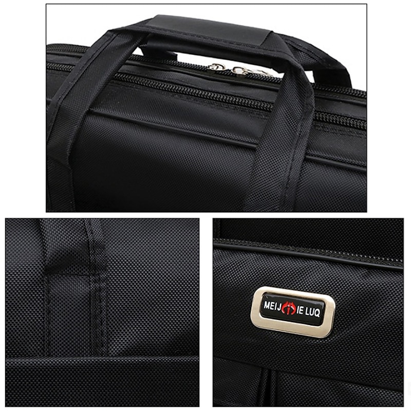 Men's Business Laptop Bag with Shoulder Strap, Water-Resistant Work Briefcase with Multiple Zipper Pockets for Office and Travel 2025 - $26.99 –P5
