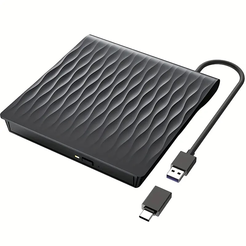 External CD/DVD Drive For Laptop USB 3.0 & Type-C External CD DVD Burner CD/DVD/-RW Rewriter For Laptop Desktop IMac MacBook Compatible With Windows 11/10/XP/8/7/Vista/Linux/MacOS 2025 - $43.99 –P7