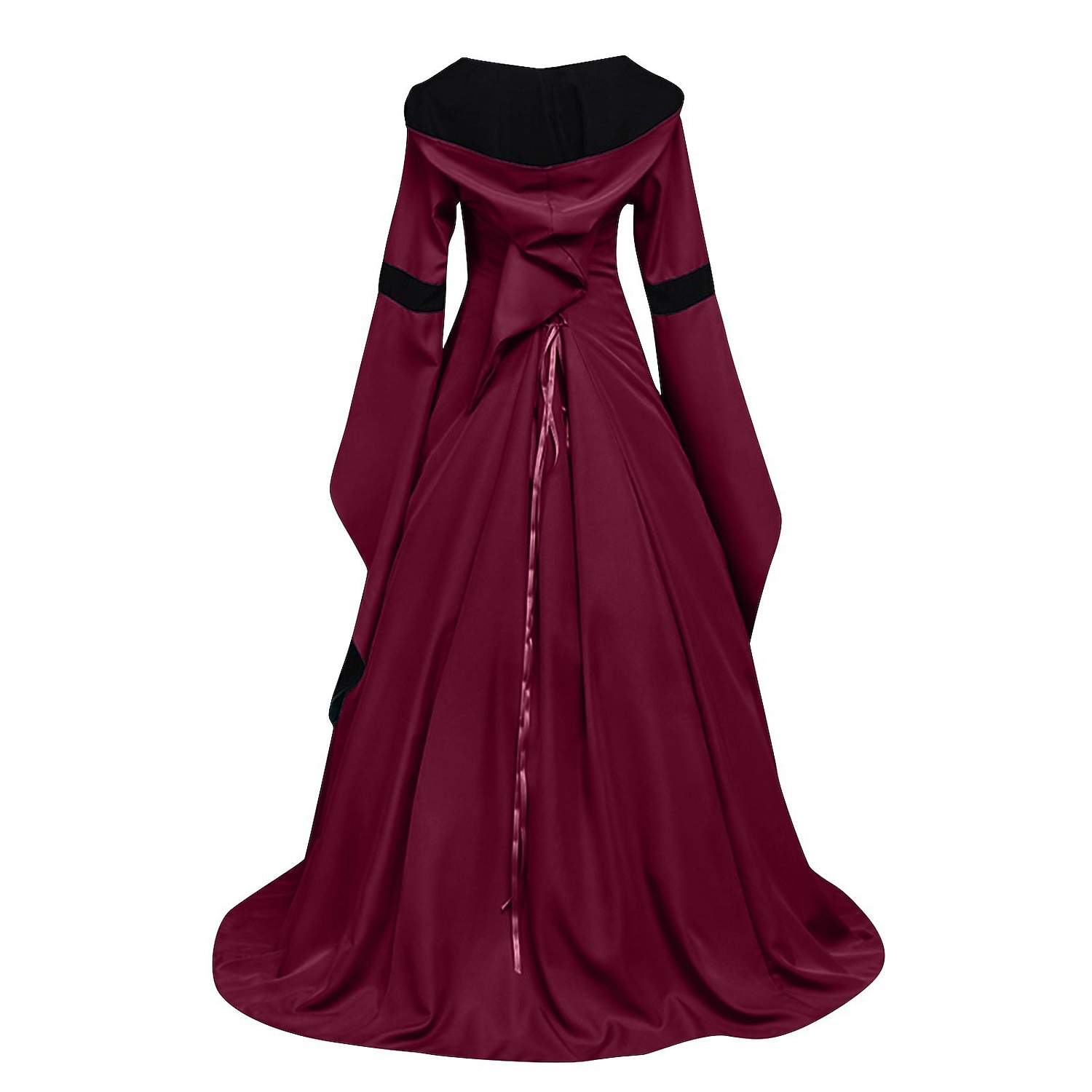 Retro Vintage Medieval Renaissance Dress Viking Elven Color Block Women's Celtic Fantasy Royal Halloween Carnival Masquerade LARP Adults' Dress 2025 - $56.99 –P4