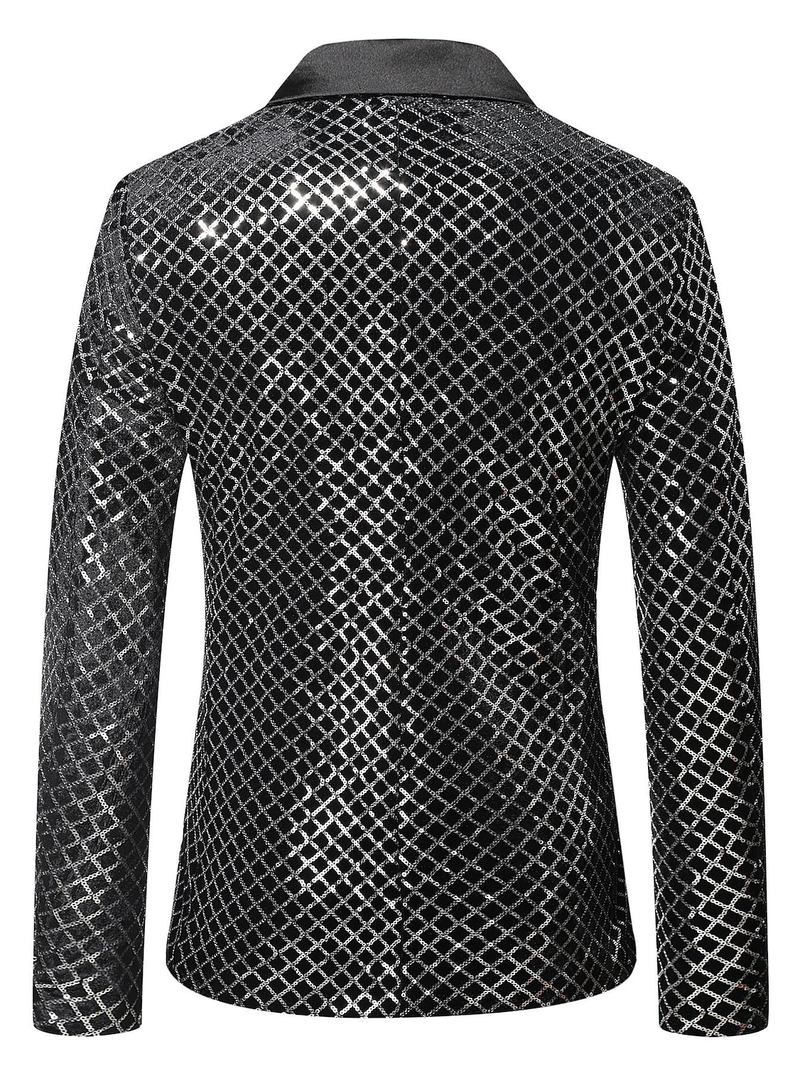 Disco 1980s Suits & Blazers Lapel Collar Blazer Peak Lapel Normal Disco Sequins Men's Halloween Masquerade Party Club Pride Parade Adults' Coat Fall & Winter 2025 - $9.99 –P6