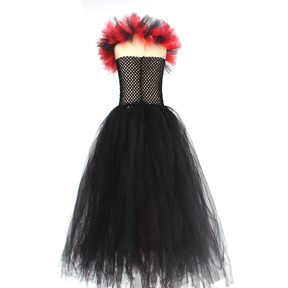 Notte di Valpurga Vestito Costume Cosplay Tutu Strega malefico Diavolo Cosplay Bambini Ragazze Carnevale Mascherata martedì grasso Feste Halloween Performance Vestirsi del 2026 a $44.99 –P9