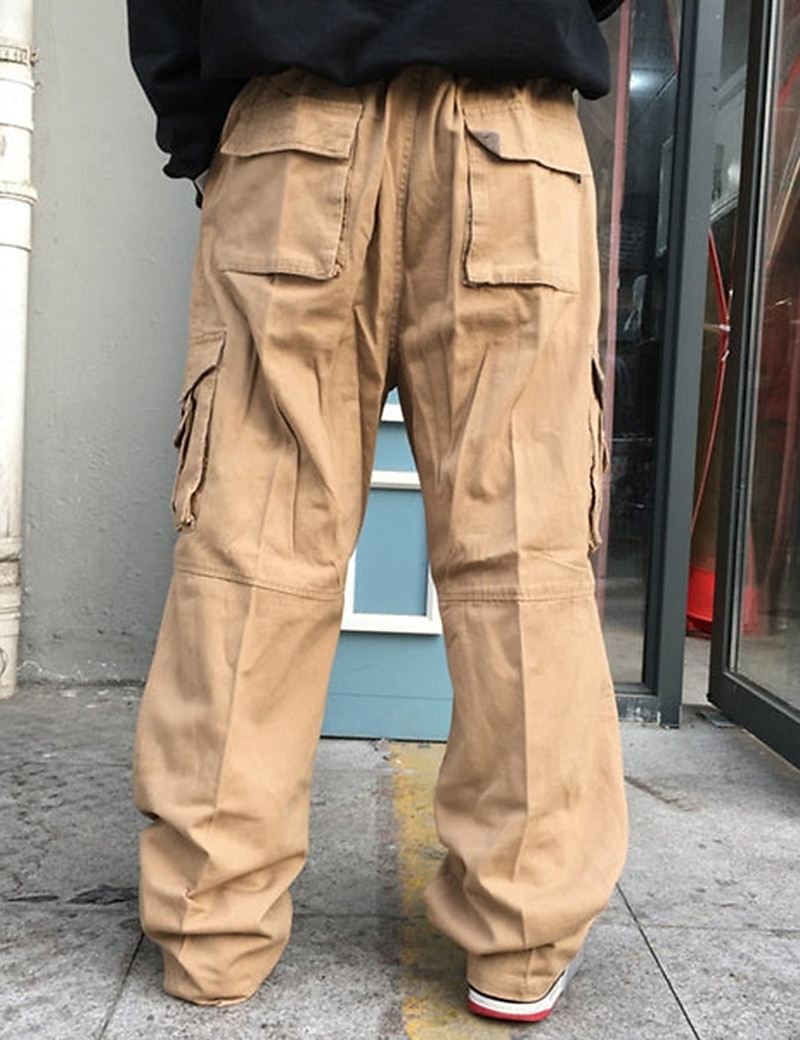 Per uomo Pantaloni cargo Pantaloni militari Tasche Liscio Comfort Traspirante Esterno Giornaliero Per uscire Informale Grande e alto Nero Verde del 2026 a $43.99 –P3