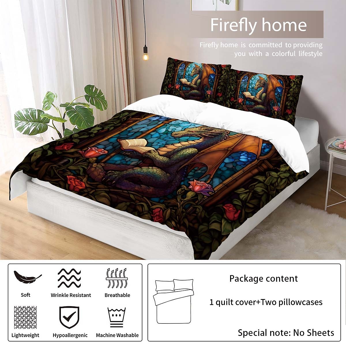 2pcs/3pcs retro retro abstract vuurdraakpatroon bedset dekbedovertrek lichtgewicht en zacht geschikt voor volwassenen en kinderen groot bed klein bedset 2025 - $30.99 –P8