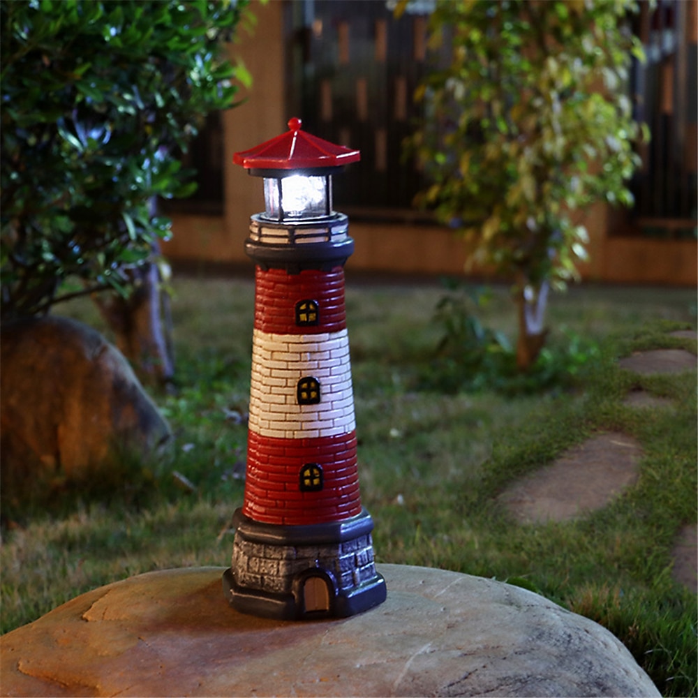Farol vintage para jardim ao ar livre, à prova d'água, resina solar, decoração, pátio, luz de paisagem, projeção de luz, ponto de luz de 2026 por $41.99 –P6